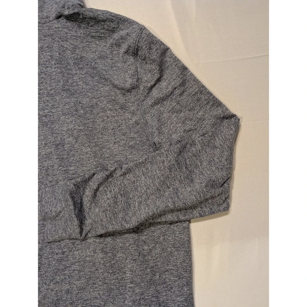 Rhoback Mens Small Golf Performance Hoodie Blue Heathered Pullover - Picture 9 of 10